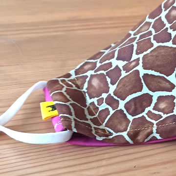 Mondkapje met giraffeprint
